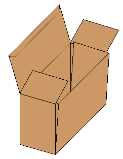 Hinged top carton